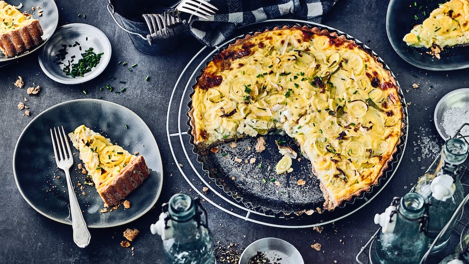 Zwiebel-Lauch-Quiche